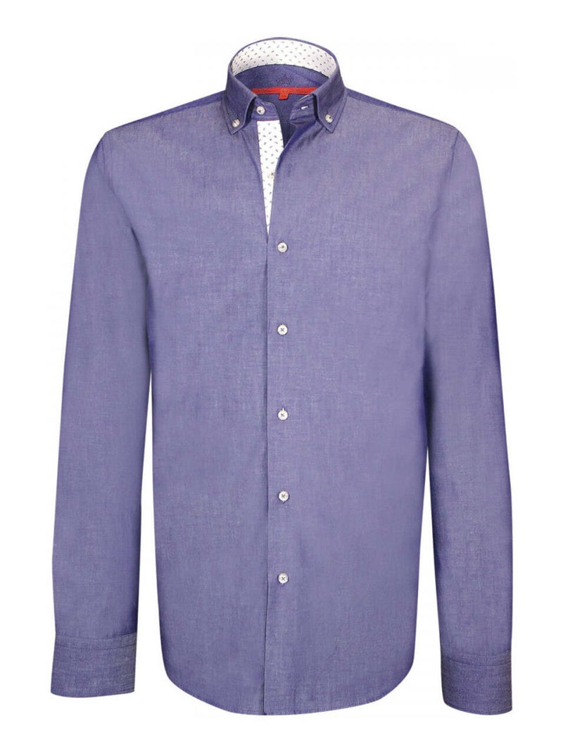 Chemise homme oxford coupe cintrée EPSOM Andrew Mac Allister Bleu - Kiabi