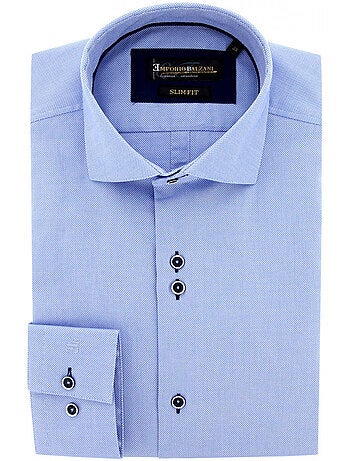 Chemise homme oxford coupe cintrée FILATO Emporio balzani Blanc , 44