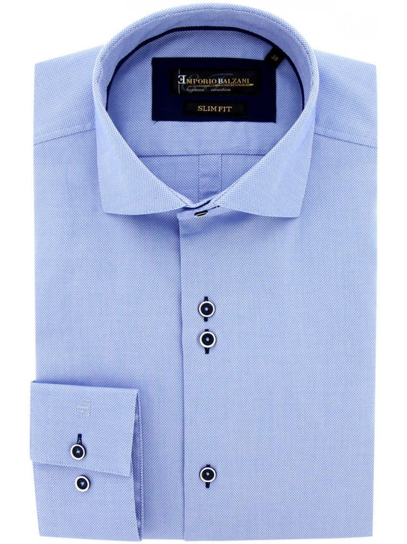 Chemise homme oxford coupe cintrée FILATO Emporio balzani Blanc , 44 Blanc - Kiabi