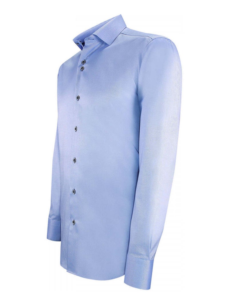 Chemise homme oxford coupe cintrée FILATO Emporio balzani Bleu , 42 Bleu - Kiabi