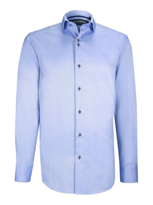 Chemise homme oxford coupe cintrée FILATO Emporio balzani Bleu clair , 42 - Kiabi