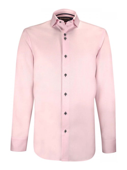Chemise homme oxford coupe cintrée FILATO Emporio balzani Rose , 42 - Kiabi