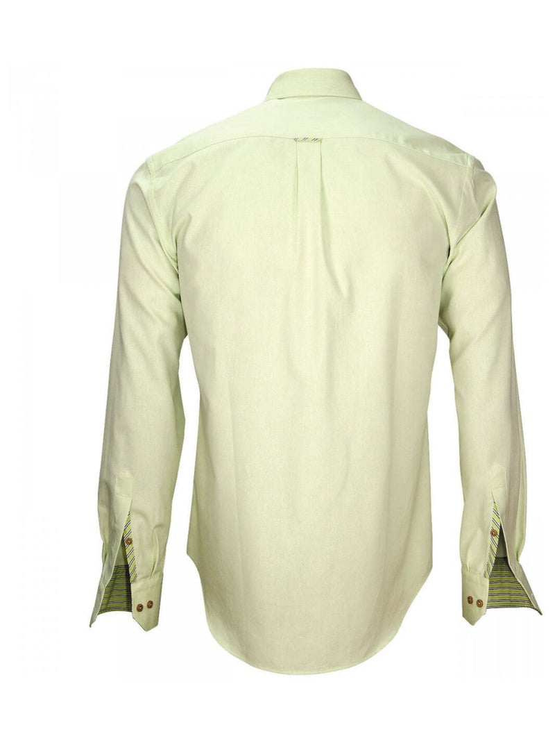 Chemise homme oxford coupe droite DERBY Andrew Mac Allister Vert - Kiabi