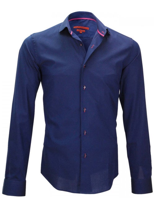 Chemise homme petit col coupe cintrée STREETER Andrew Mac Allister Blanc , Rose , 45 - Kiabi