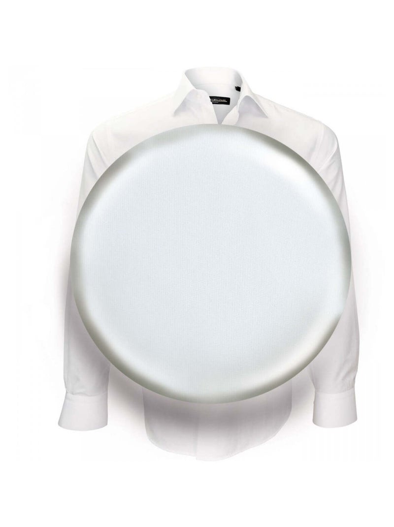 Chemise homme popeline armurée coupe droite TRADIZZIONE Emporio balzani Bleu , 43 Bleu - Kiabi