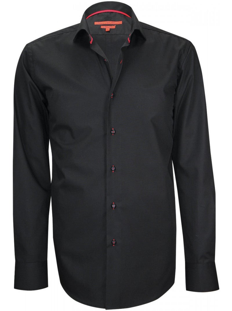 Chemise homme premium coupe cintrée BAKER Andrew Mac Allister Bleu - Kiabi