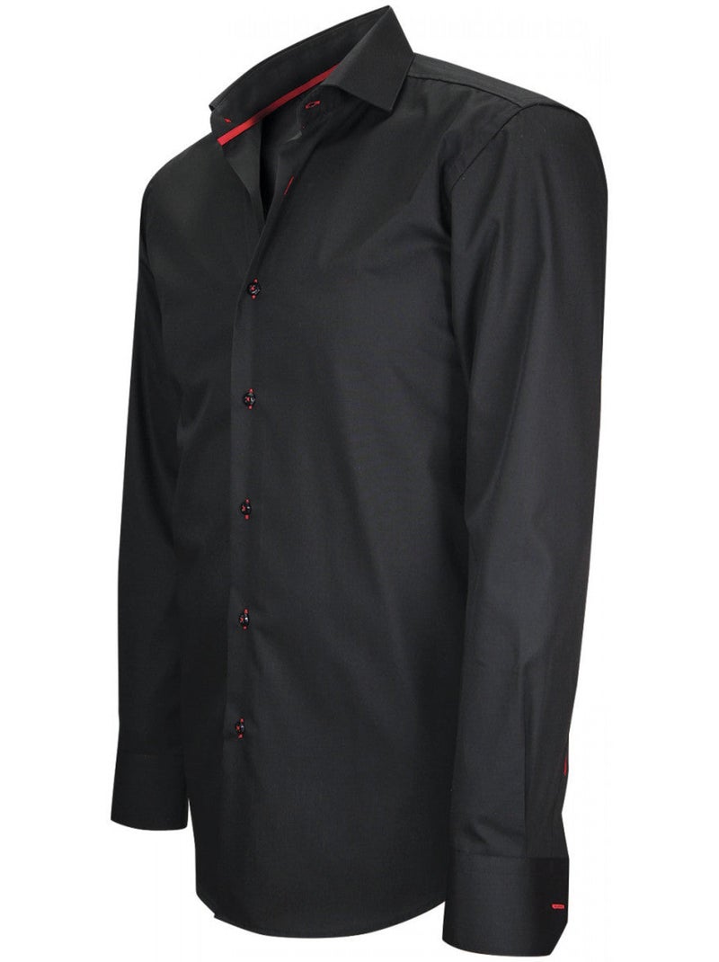 Chemise homme premium coupe cintrée BAKER Andrew Mac Allister Bleu turquoise - Kiabi