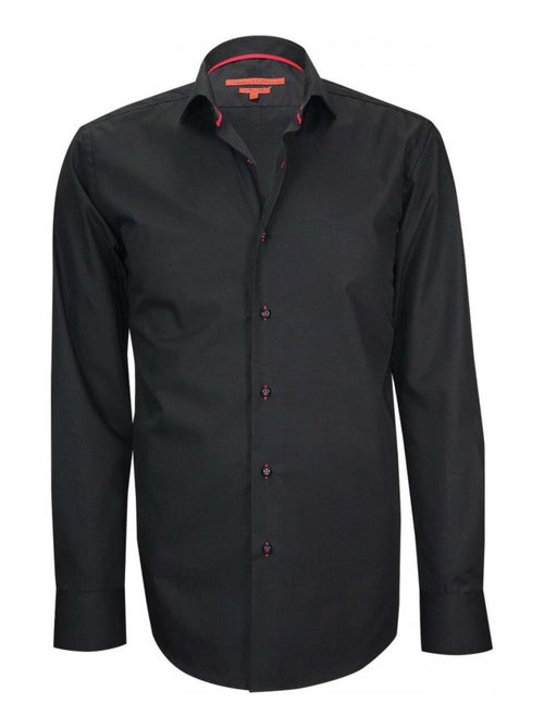 Chemise homme premium coupe cintrée BAKER Andrew Mac Allister Bordeaux , 40 - Kiabi