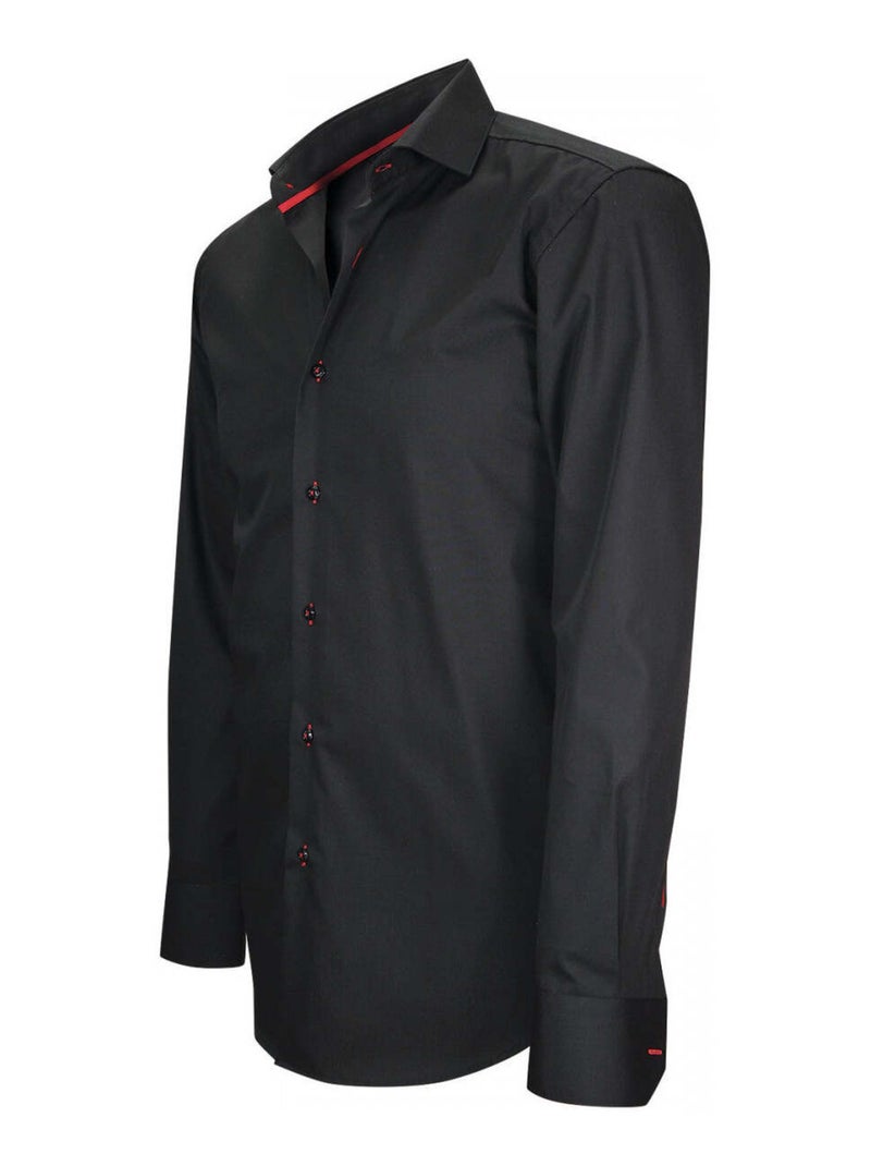 Chemise homme premium coupe cintrée BAKER Andrew Mac Allister Bordeaux - Kiabi
