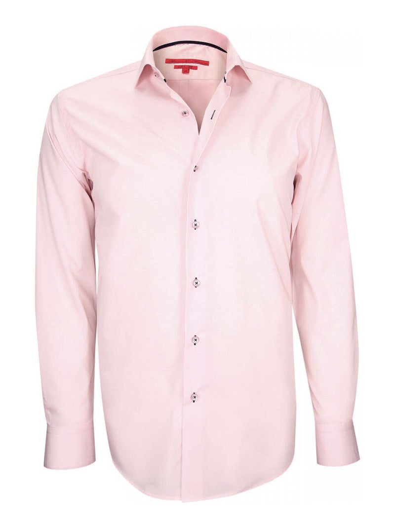 Chemise homme premium coupe cintrée BAKER Andrew Mac Allister Rose , 43 Rose - Kiabi
