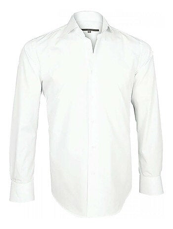 Chemise homme premium coupe cintrée BASIC-FASHION Andrew Mac Allister Blanc , 44