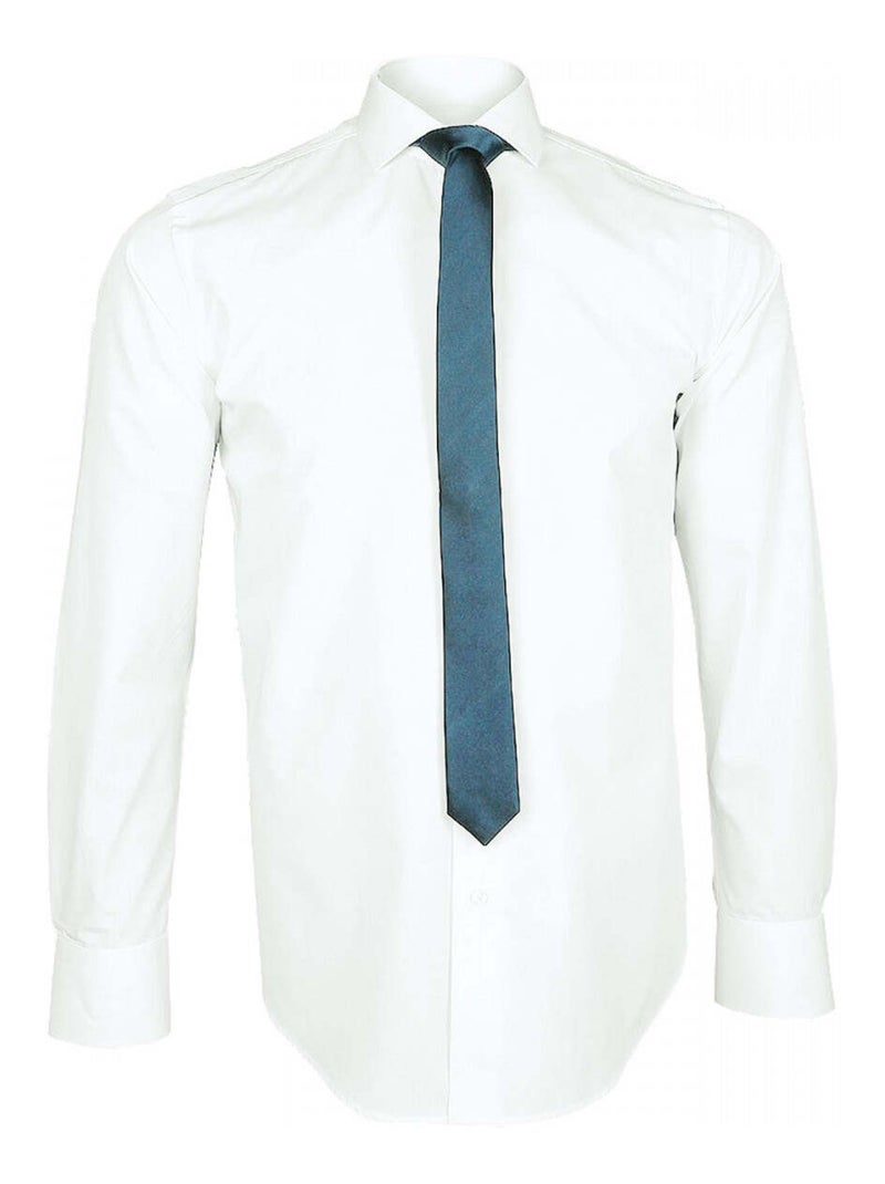 Chemise homme premium coupe cintrée BASIC-FASHION Andrew Mac Allister Blanc - Kiabi