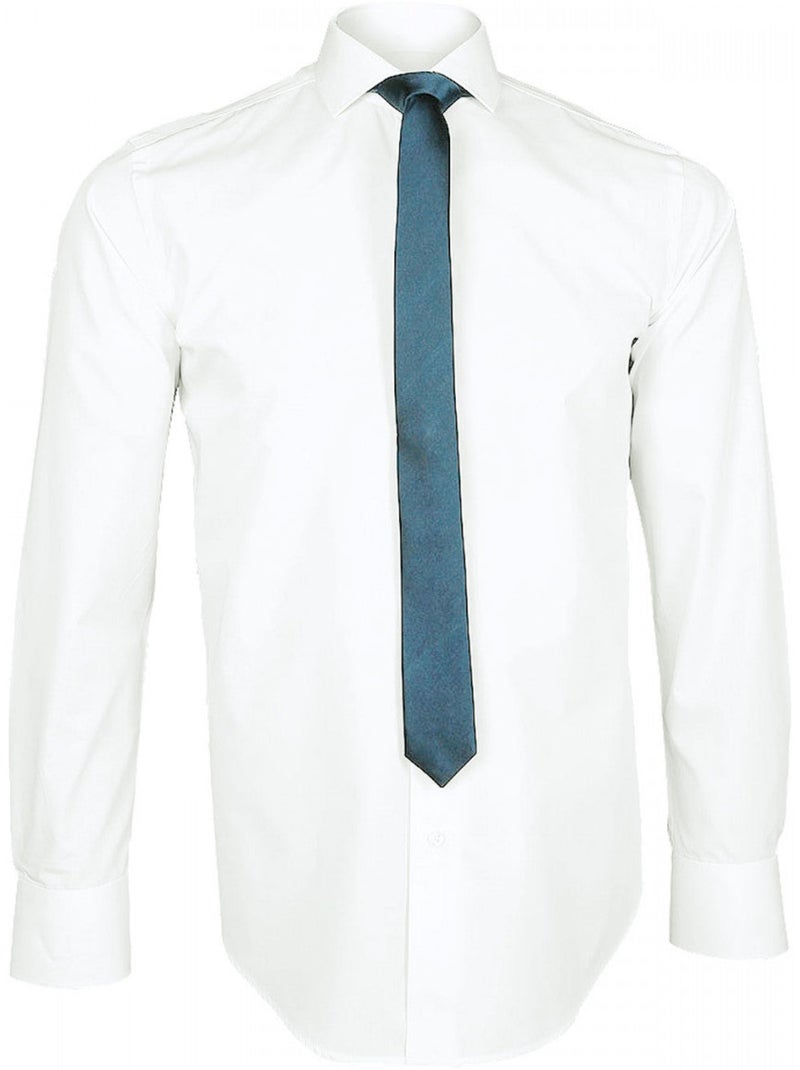 Chemise homme premium coupe cintrée BASIC-FASHION Andrew Mac Allister Noir , 40 Noir - Kiabi
