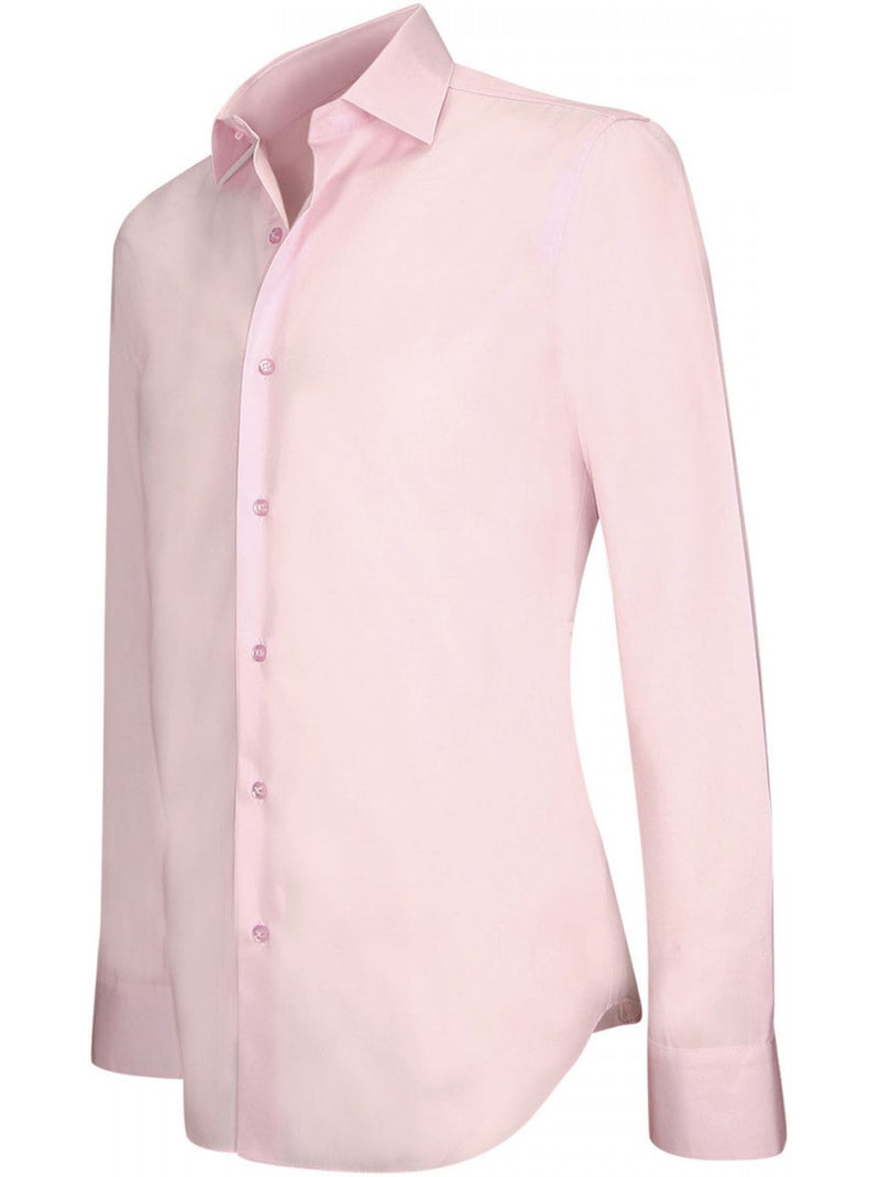 Chemise homme premium coupe cintrée BASIC-MODE Andrew Mac Allister Indigo - Kiabi