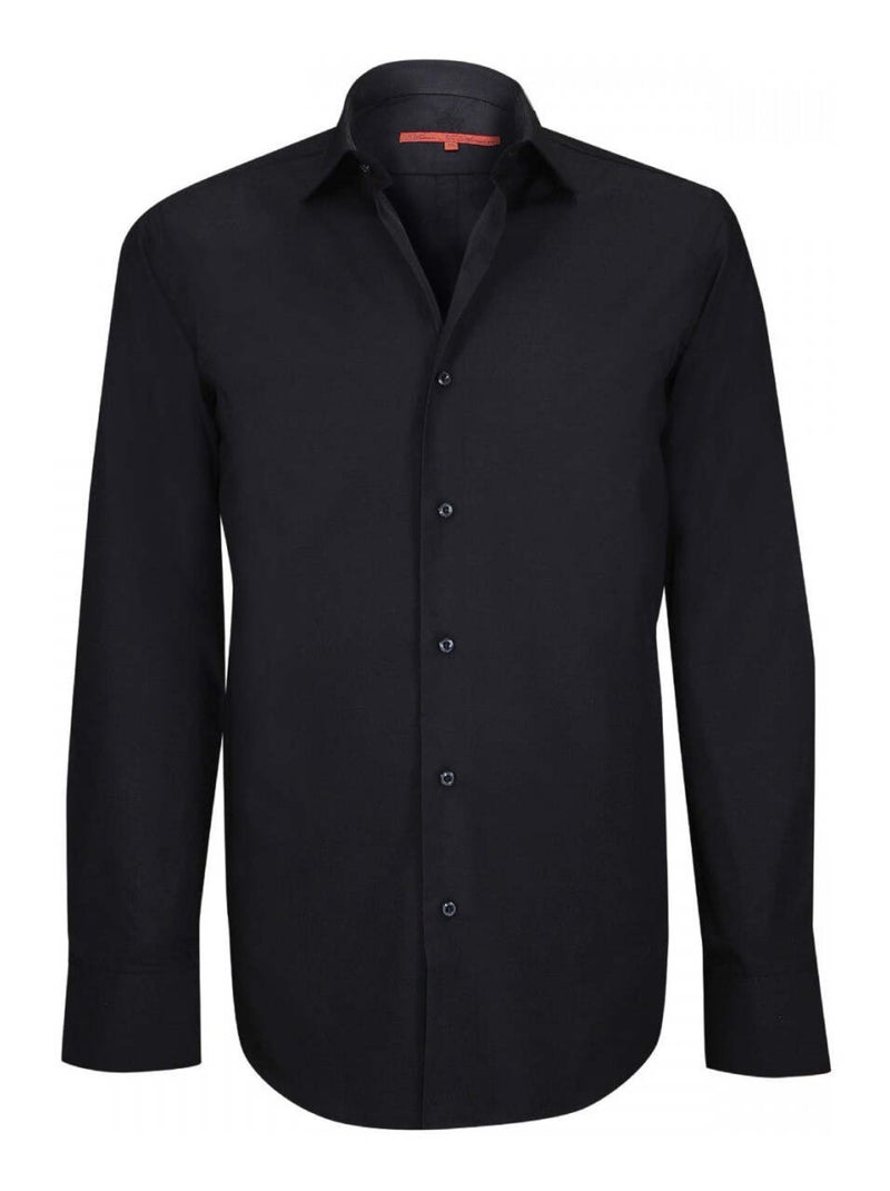 Chemise homme premium coupe cintrée BASIC-MODE Andrew Mac Allister Noir , 44 Noir - Kiabi