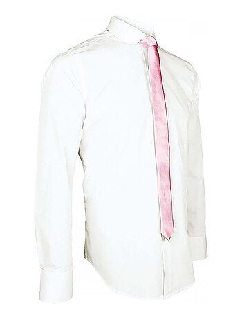 Chemise homme premium coupe cintrée BASIC-TENDANCE Andrew Mac Allister Blanc , 45