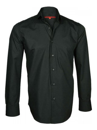 Chemise homme premium coupe cintrée BASIC-TENDANCE Andrew Mac Allister Noir , 38