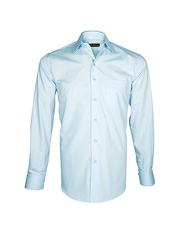 Chemise homme premium coupe droite BASIC-BUSINESS Emporio balzani Noir , 40