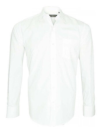 Chemise homme premium coupe droite BASIC-BUSINESS Emporio balzani Noir , 39