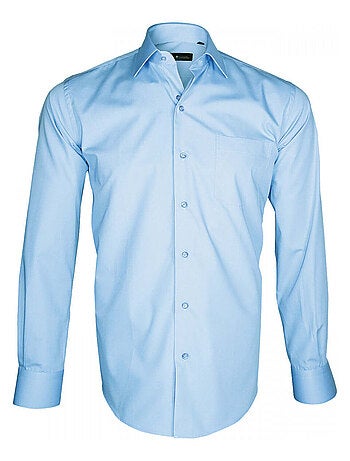 Chemise homme premium coupe droite BASIC-BUSINESS Emporio balzani Noir , 44