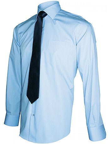 Chemise homme premium coupe droite BASIC-BUSINESS Emporio balzani Noir , 44