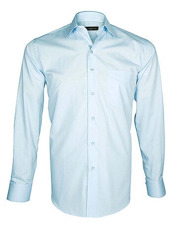 Chemise homme premium coupe droite BASIC-BUSINESS Emporio balzani Noir , 40