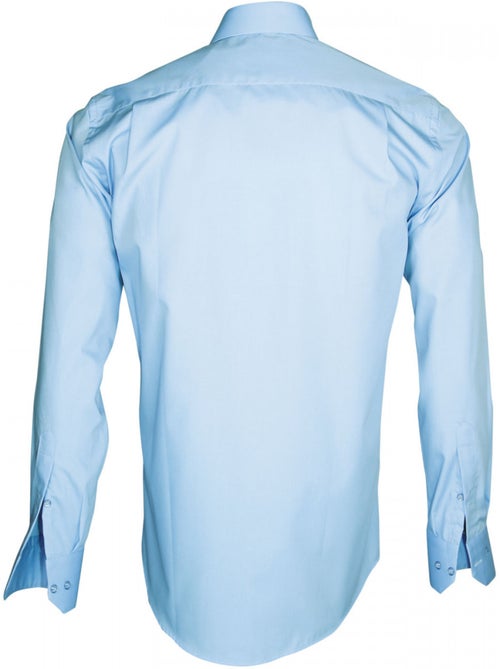 Chemise homme premium coupe droite BASIC-BUSINESS Emporio balzani Bleu , 44 - Kiabi