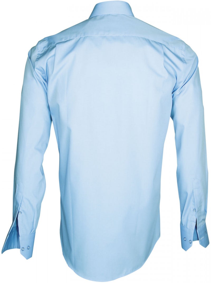 Chemise homme premium coupe droite BASIC-BUSINESS Emporio balzani Bleu , 44 Bleu - Kiabi