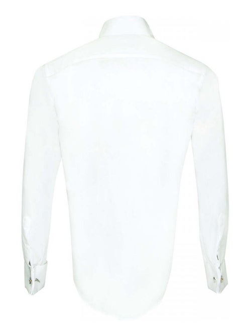 Chemise homme premium coupe droite BASIC-COL-CASSE Andrew Mac Allister Blanc , 38 - Kiabi