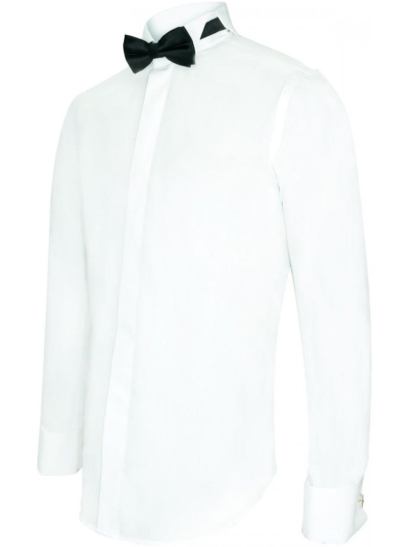 Chemise homme premium coupe droite BASIC-COL-CASSE Andrew Mac Allister Blanc - Kiabi