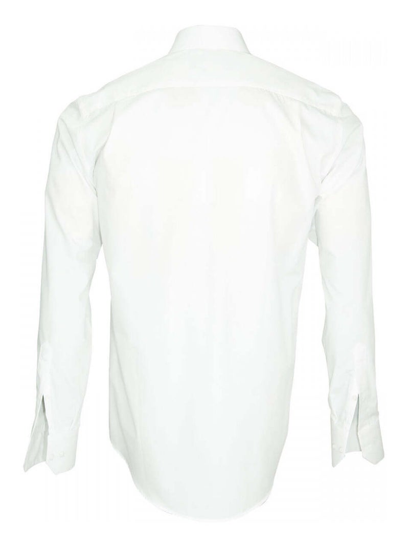 Chemise homme premium coupe droite BASIC-COL ITALIEN Emporio balzani Blanc - Kiabi