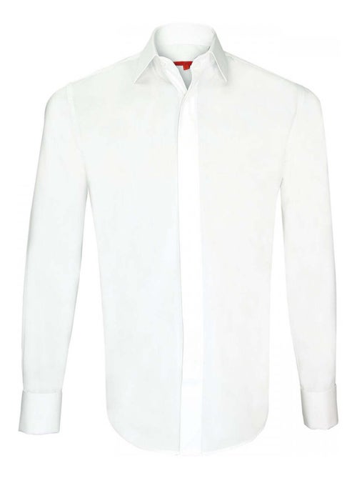 Chemise homme premium coupe droite BASIC-MOUSQ Andrew Mac Allister Blanc , 38 - Kiabi