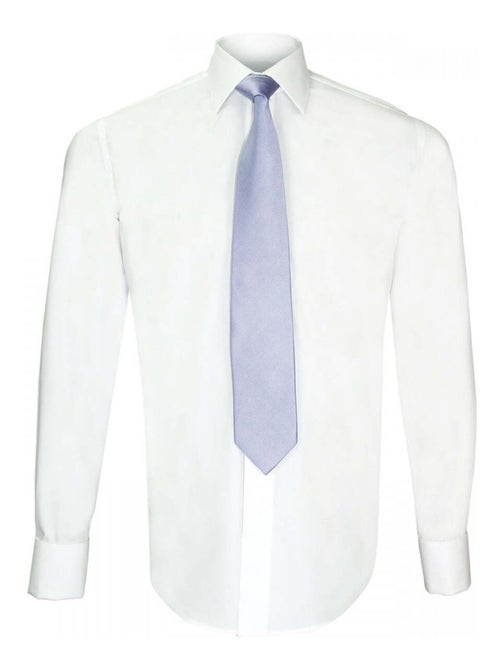 Chemise homme premium coupe droite BASIC-MOUSQ Andrew Mac Allister Blanc , 38 - Kiabi