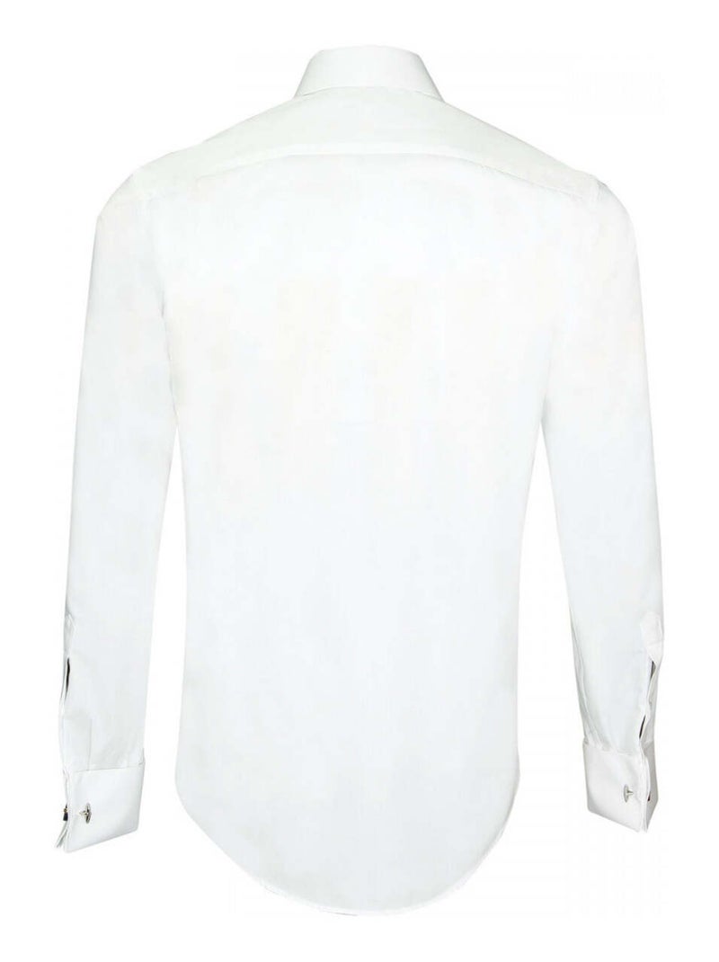 Chemise homme premium coupe droite BASIC-MOUSQ Andrew Mac Allister Blanc , 38 Blanc - Kiabi