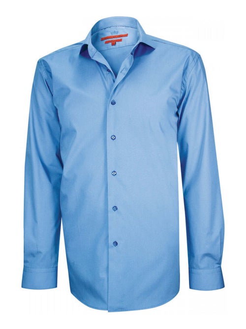 Chemise homme premium coupe droite NORWITCH Andrew Mac Allister Bleu , 40 - Kiabi