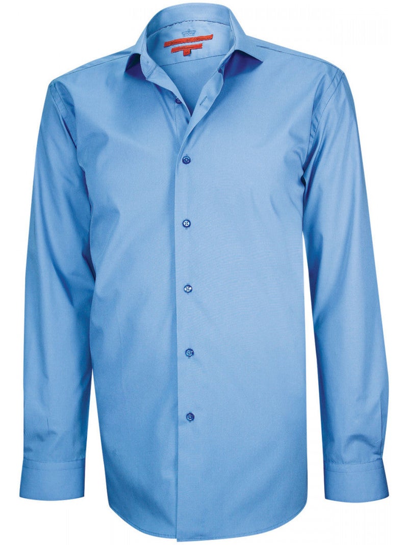 Chemise homme premium coupe droite NORWITCH Andrew Mac Allister Bleu - Kiabi