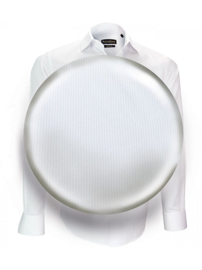 Chemise homme repasage facile coupe cintrée ROMA Emporio balzani Blanc - Kiabi