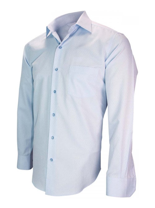 Chemise homme repasage facile coupe droite BARI Emporio balzani Blanc , 40 - Kiabi