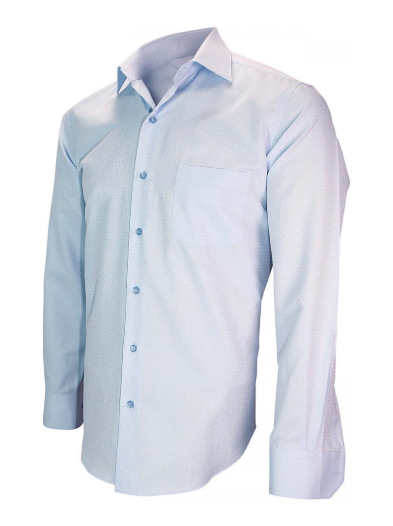 Chemise homme repasage facile coupe droite BARI Emporio balzani Blanc - Kiabi