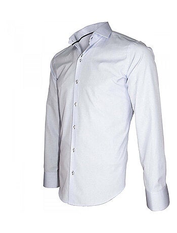 Chemise homme repassage facile coupe cintrée GIANCARLO Emporio balzani Bleu clair , 41