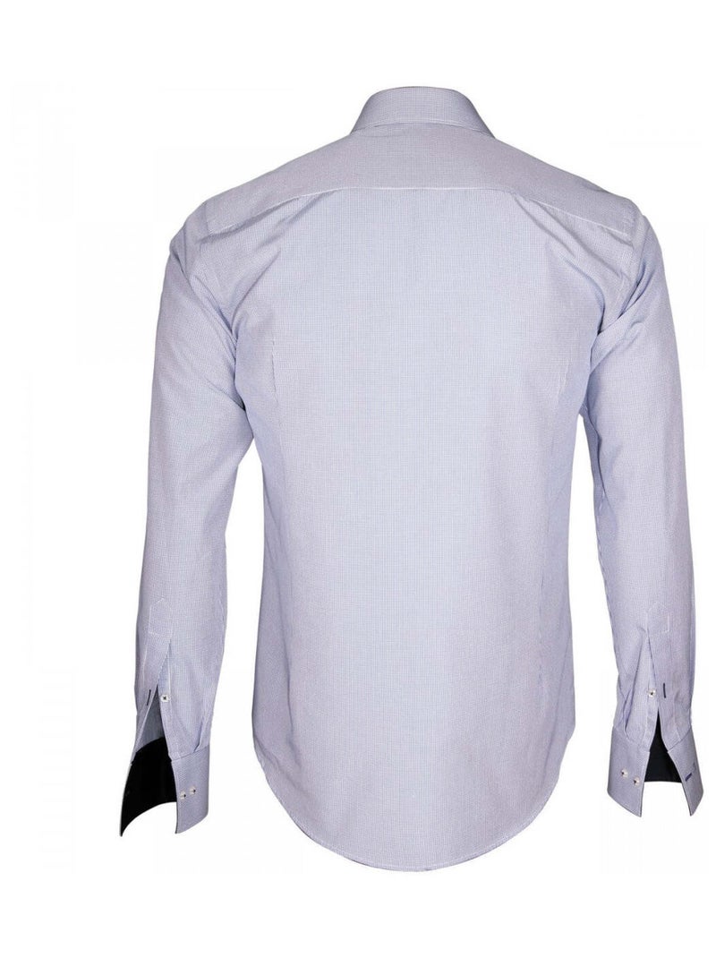 Chemise homme repassage facile coupe cintrée GIANCARLO Emporio balzani Bleu clair , 41 Bleu clair - Kiabi