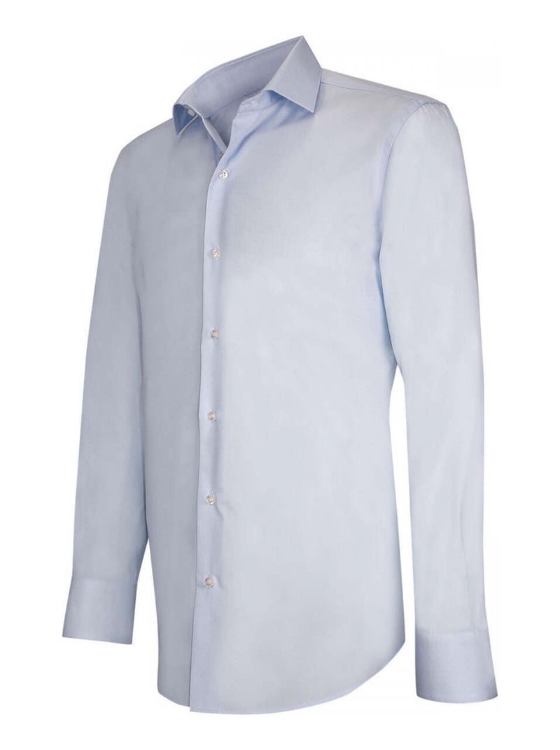 Chemise homme repassage facile coupe cintrée LORENZO Emporio balzani Bleu , 39 Bleu - Kiabi