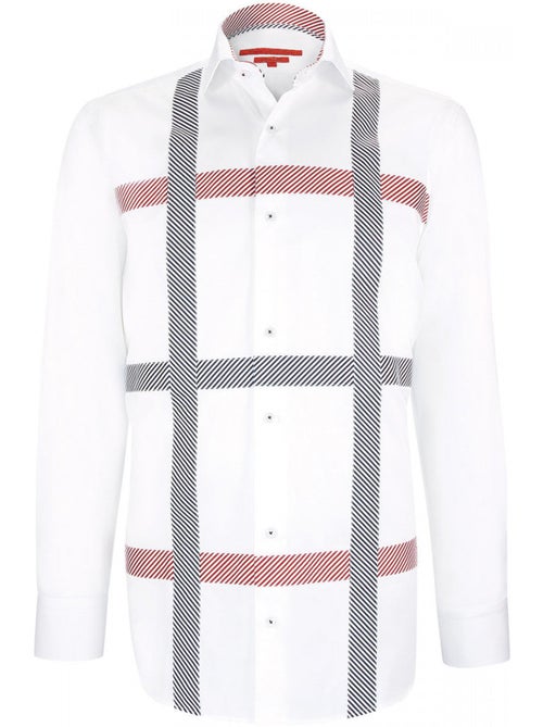 Chemise homme satin de coton coupe cintrée FLAGGY Andrew Mac Allister - Kiabi Chemise homme satin de coton coupe cintrée FLAGGY Andrew Mac Allister - Kiabi