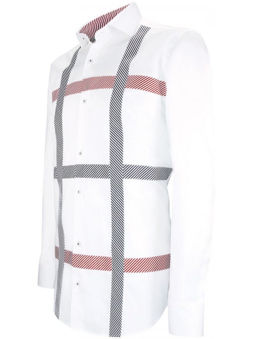 Chemise homme satin de coton coupe cintrée FLAGGY Andrew Mac Allister - Kiabi Chemise homme satin de coton coupe cintrée FLAGGY Andrew Mac Allister - Kiabi