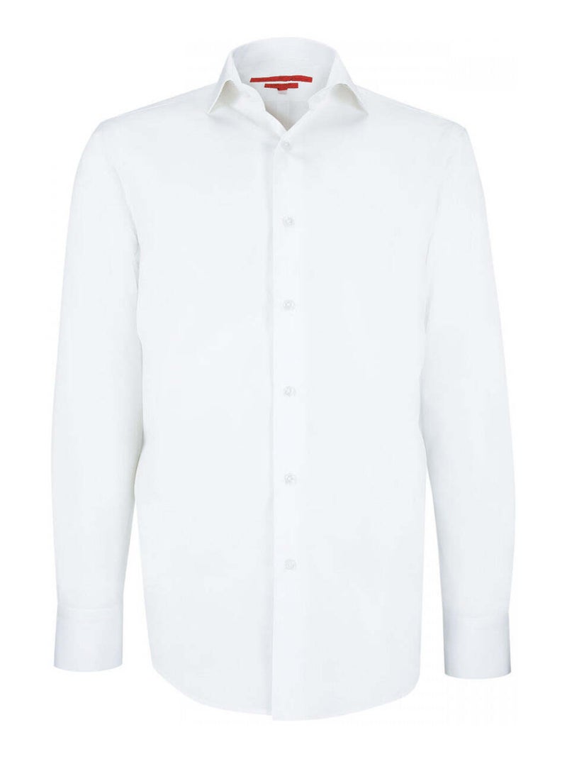 Chemise homme satin de coton coupe cintrée SATINO Andrew Mac Allister Blanc , 41 Blanc - Kiabi