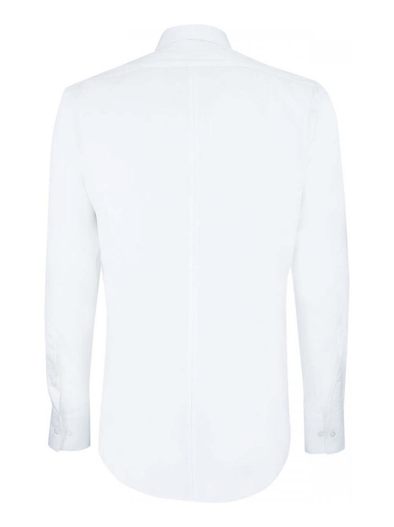 Chemise homme satin de coton coupe cintrée SATINO Andrew Mac Allister Blanc , 41 Blanc - Kiabi