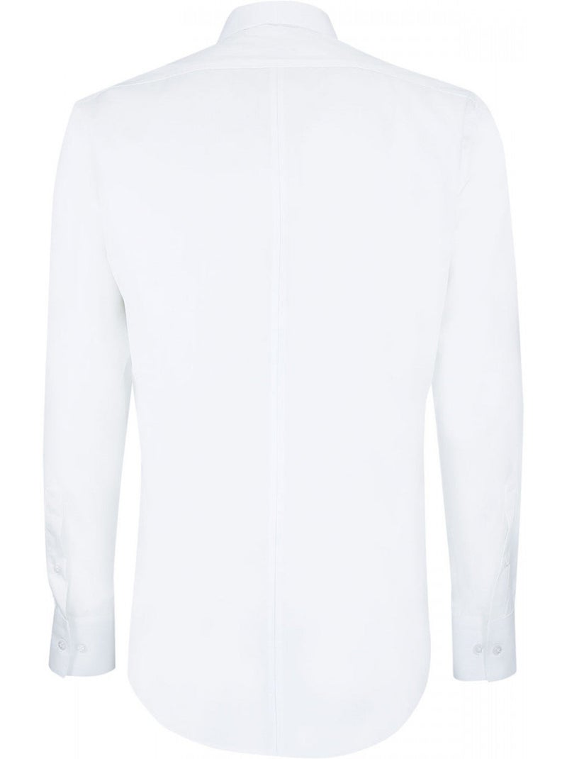 Chemise homme satin de coton coupe cintrée SATINO Andrew Mac Allister Blanc , 44 Blanc - Kiabi