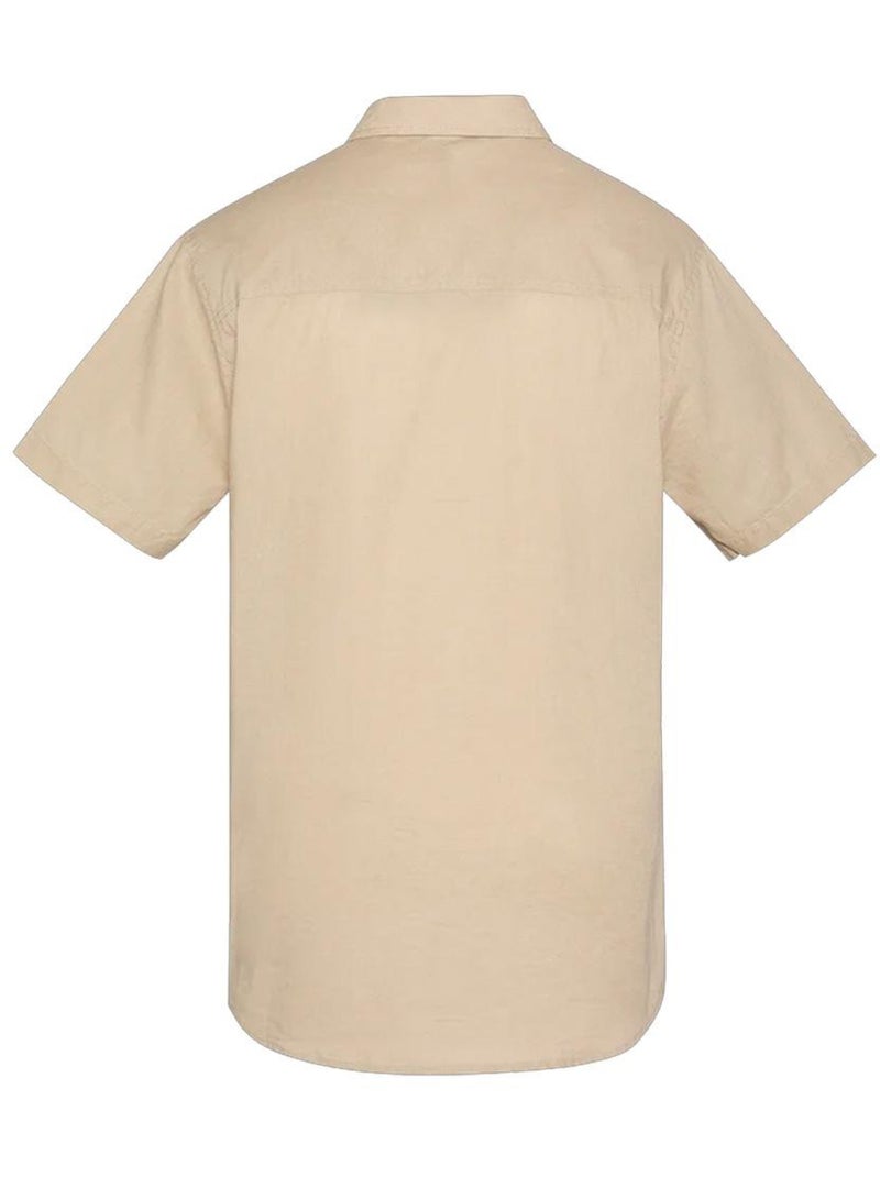 Chemise Homme Schott Beige - Kiabi