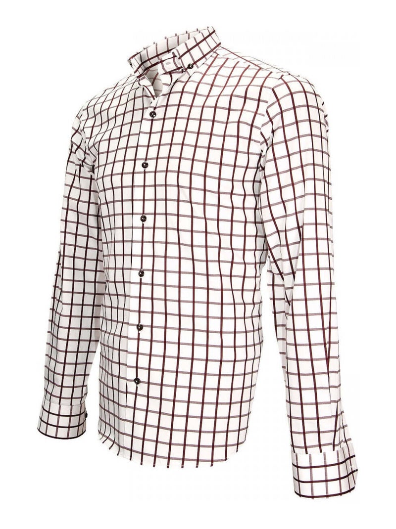 Chemise homme sport coupe cintrée MATTONELLA Emporio balzani Blanc , 41 Blanc - Kiabi