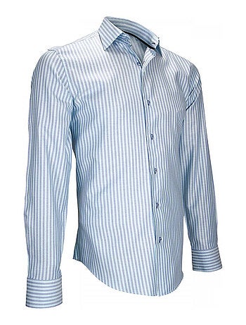 Chemise homme sport coupe cintrée TURCHESE Emporio balzani Turquoise , 44